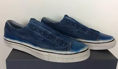 RARE Brand New John Varvatos 315 Vulc Dip Dyed Low Laceless Sneakers Shoes 11 • $149.99