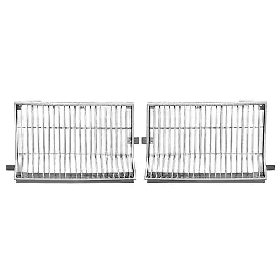 Silvery Grille Grill For 1981-86 Oldsmobile Cutlass Chrome 22531190 22531191 • $165