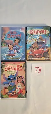 Lilo And Stitch DVD Lot 3 Great Kids Movies - Disney Movies  • $25.50