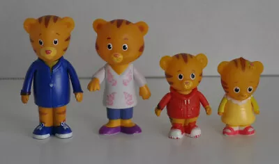 Daniel Tiger Family Characters Toys Figurines Set Of 4 - Cake Topper • $9.95