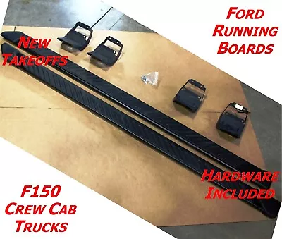OEM Factory 15-23 Ford F-150 5  Running Boards CREW Cab Side Steps Pickup Truck • $138.75