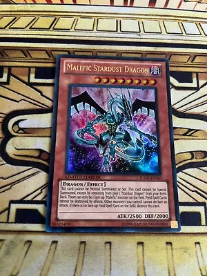 Yugioh Malefic Stardust Dragon Ultra Rare JUMP-EN043 • $21.59