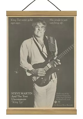 Steve Martin  King Tut  Original Promo Ad Mounted W/Magnetic Frame! • $43