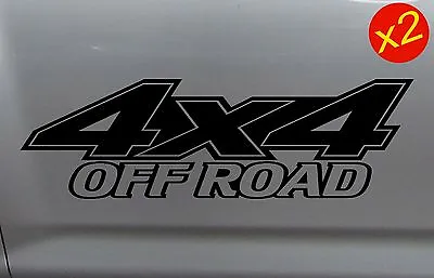$6.90 • Buy 4x4 OFFROAD 4WD Diesel Ute Decal Stickers X2 200mm 15 Colours