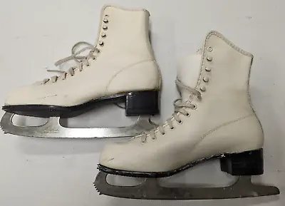 Vintage Women’s White Figure Skates- Size 8  Imperial • $39.99