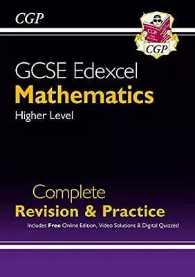 New GCSE Maths Edexcel Complete Revision & Practice: Higher Inc ... By CGP Books • £8.99