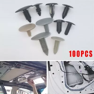 NEW PRACTICAL Rivet Roof Lining Trim Clip Wheel Arch Linings 100pcs Body • $14.63