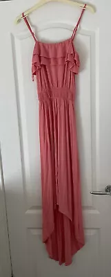 Miss Selfridge Coral Summer Dress - Size 6 Petite • £8.50