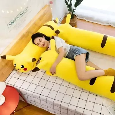 Pokémon Pikachu Pillow Large Plush Toy Bed Sleeping Pillow Home Decora • $115