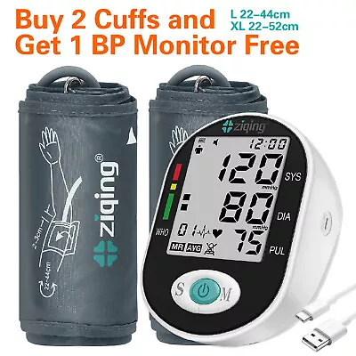 Automatic Blood Pressure Monitor Upper Arm Digital BP Cuff Heart Rate Machine • $10.99