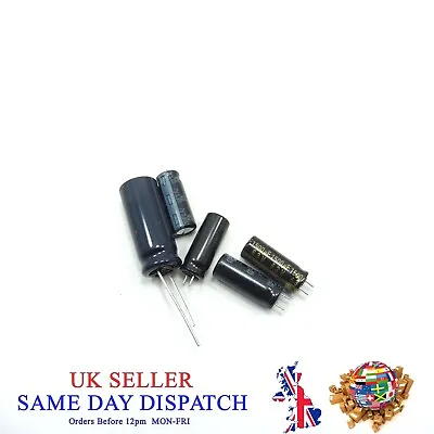 Genuine PANASONIC Radial Electrolytic Capacitors 105°C UK Stock • £2.56