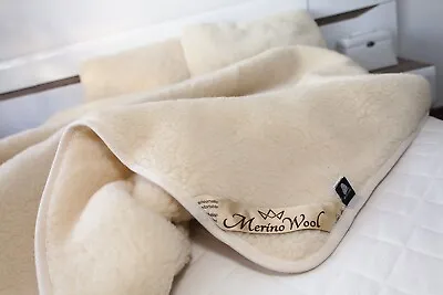 Merino Wool Duvet 200 X 200 Double  SIZE Cotton 500g Bedding Wool Duvet Warm • £128