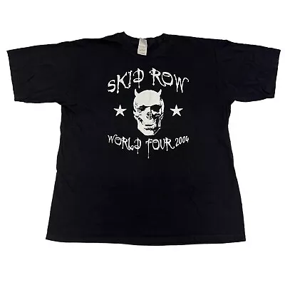 Skid Row T-Shirt  2004 World Concert Tour Metal Rock Band L.A. Guns Mötley XL • $39.99