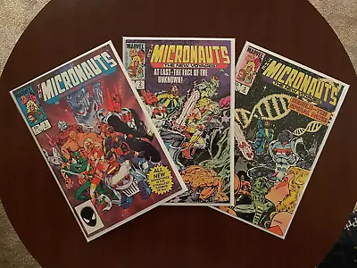 (Lot Of 3 Comics) Micronauts #1 #2 #5 (Marvel 1984) 1st Scion 1st Solitaire • $10.99