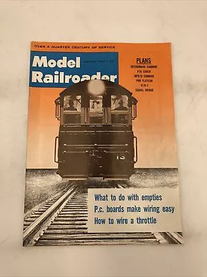 Model Railroader Magazine 1963 August Plans What To Do With Empties PC Boards • $14.25