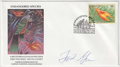 1996 UN N.Y. FDC - Masdevallia Veitchiana Endangered Species - 32 Cent Stamp • $1.91