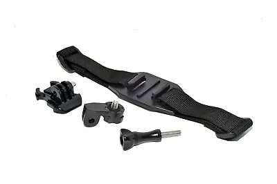 Vented Helmet Mount Kit For GoPro Sony 1/4  Screw Mount Cameras • £8.50