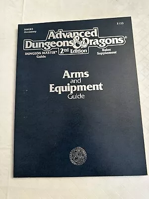 Dungeons And Dragons   2123   Arms And Equipment Guide  DMGR3  1991  2nd Edition • $32