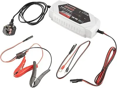 Battery Charger & Maintainer Portable Automatic 12V/24V 7 Amp Car Motorcycle • £21.59