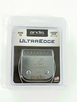 $26.99 • Buy Andis Ultraedge Blade # 15 1.2mm Fits Andis AG, AGC, AGR+ S Oster A5, Laube