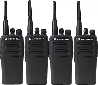 4 Pack Of Motorola CP200d VHF Two Way Radios NEW • $2560