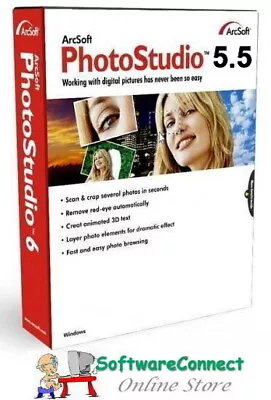 ArcSoft PhotoStudio V5.5 For WINDOWS 10 & 11 New & Sealed Genuine GUARANTEE • $39.11