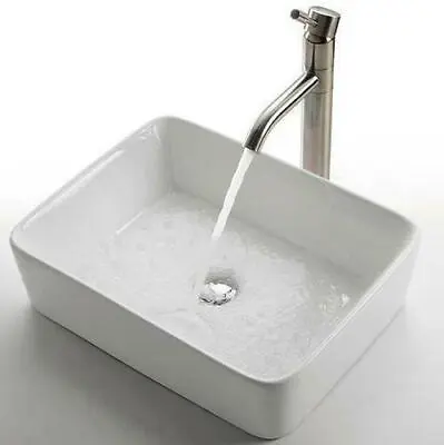 £54.99 • Buy Modern Bathroom Gloss Wall Mounted / Countertop Ceramic Basin Sink