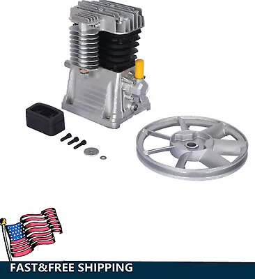 1.5KW Piston Twin Cylinder Air Compressor Head Pump Aluminum Pump Replacement • $119.99