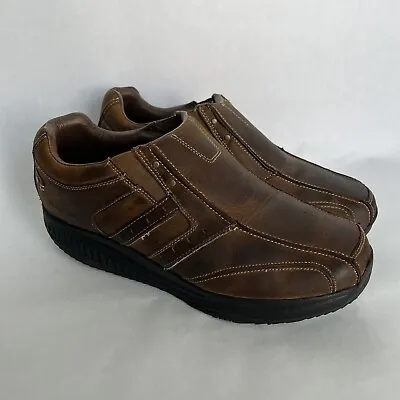 Skechers Shape Ups Mens Size 14 US Brown Leather 56501 Comfort Training Rare • $59.99