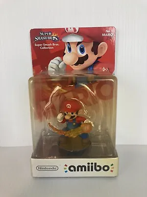 Mario Amiibo No. 1 - BNIB - Nintendo - Super Smash Bros. • $35