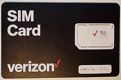Verizon SIM Card • Motorola Moto G Pure 2021 G Play 2021 G Stylus 2021 • $14.99