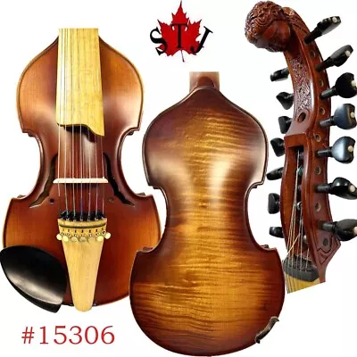 Song Master 7×7 Strings 4/4 Viola D'Amore 14 Strings Violin W/angel Scroll 15306 • $799