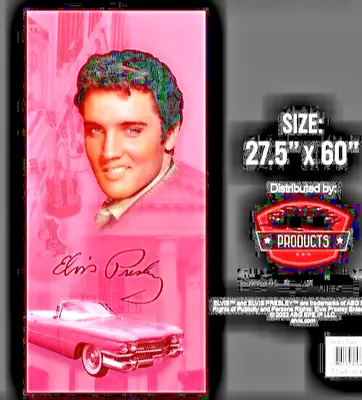 Elvis Presley Beach Towel /Bath/Pool 27.5 X60    **NEW** • $24.77