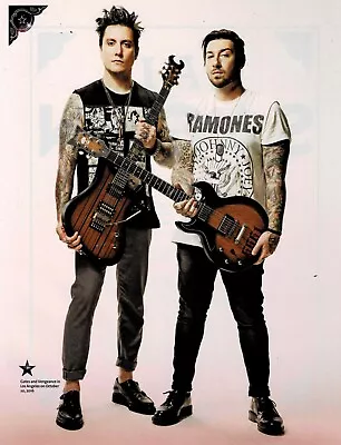 SYNYSTER GATES & ZACKY VENGEANCE Of AVENGED SEVENFOLD - Print Ad Photo - 2017 • $5.95