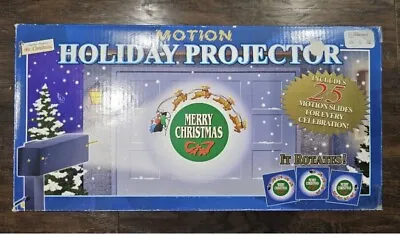 Mr Christmas Vintage Holiday Projector With Motion & 25 Discs Rotates 2001 FS! • $64.95