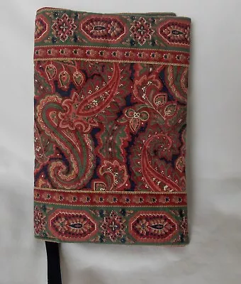 Vera Bradley PAISLEY Paperback Book Cover Retired 1987 Indiana Tag • $15.30