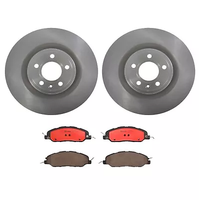 Brembo Front Brake Kit Disc Rotors & Ceramic Pads For Ford Mustang GT 2011-2014 • $214.95