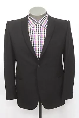 Mens VINTAGE 50s Tuxedo Formal Jacket Tux Blazer Satin Sport Suit Coat 40 S • $49.99