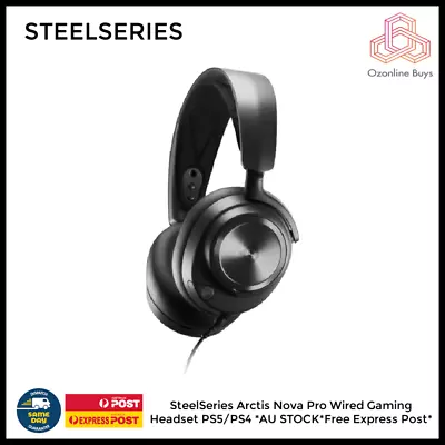 $399 • Buy SteelSeries Arctis Nova Pro Wired Gaming Headset PS5/PS4 *AU STOCK*Free Express