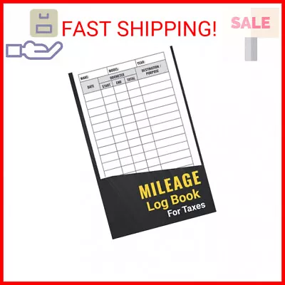 Mileage Log Book: Auto Mileage Tracker To Record And Track Your Daily Mileage Fo • $8.77