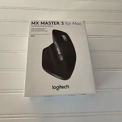 Logitech MX Master 3 For Mac Advanced Wireless Mouse Black *Brand New In Box* • $64.50