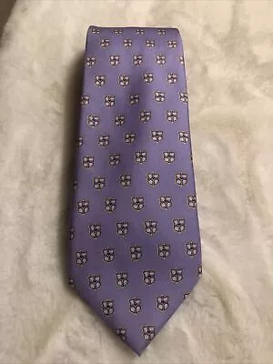 Vineyard Vines Custom Collection Men’s Necktie Silk Purple  Preowned • $13.99