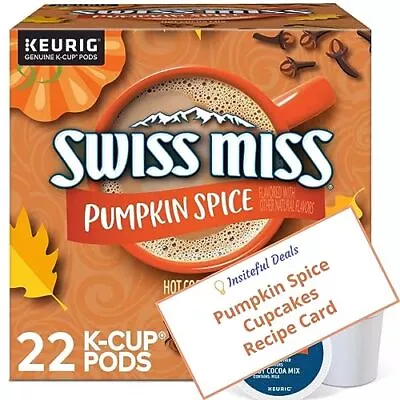 Swiss Miss Pumpkin Spice Hot Chocolate K Cups Bundle With Pumpkin Spice Cupca... • $27.44