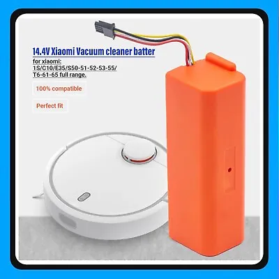 XM-S50 Battery 18650 For Xiaomi Robotic Vacuum For Xiaomi Roborock S5 MAX S6 • $56.90