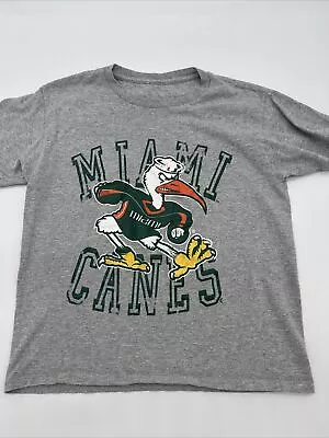 Miami Hurricanes T-Shirt Men Small Gray…#2504 • $4.50