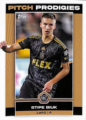 2023 Topps MLS #6 STIPE BIUK Los Angeles FC Rookie RC Pitch Prodigies • $2.25