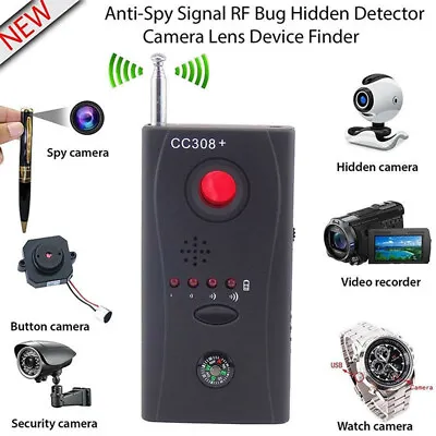 Anti-Spy RF Signal Bug Finder Hidden Camera GSM Device Sound / Motion Detector C • $8.39