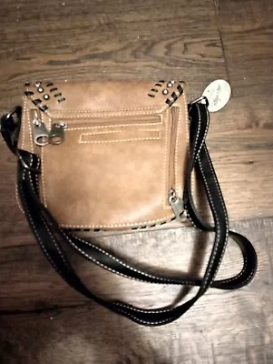 Blazin Roxx Women's Western Vanessa Concealed Carry Messenger Bag Brown • $14