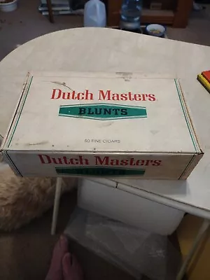 DUTCH MASTERS CIGAR BOX BLUNTS VINTAGE - Box Only • $5