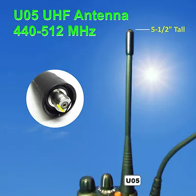 U05 440-512 MHz TUNED UHF Antenna For Motorola MT1500 PR1500 XTS1500 VISAR • $30.49